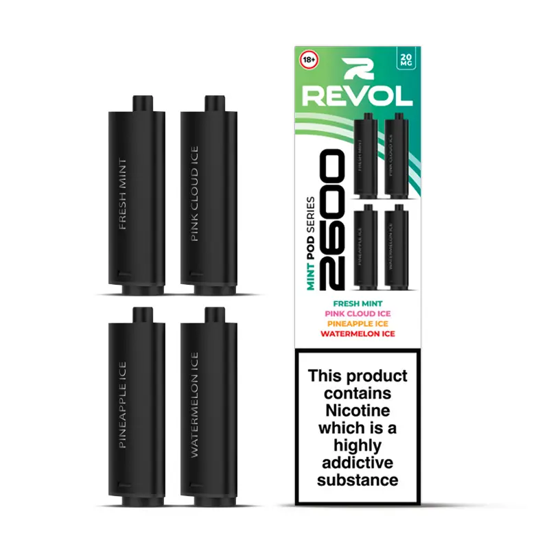 Mint Series Revol 2600 4 in 1 Prefilled Pods