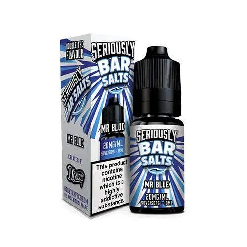 Mr Blue Nic Salt E-Liquid by Seriously Bar Salts By Doozy 10ml