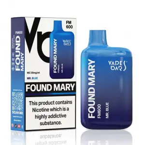 Found Mary FM600 Disposable Vape - Mr Blue - 20mg