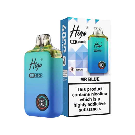 Higo BB 4000 Prefilled Pod Kit - Mr Blue