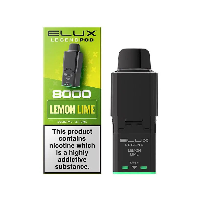 Lemon Lime Elux Legend 8000 Prefilled Pod