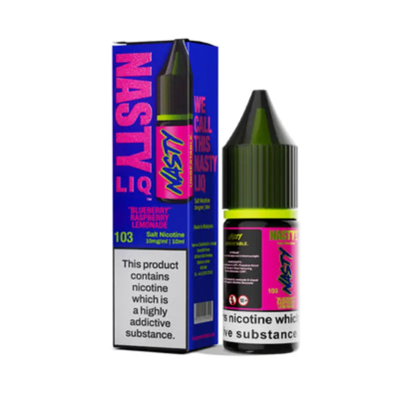 Blueberry Raspberry Lemonade Nic Salt E-Liquid by Nasty Liq 10ml