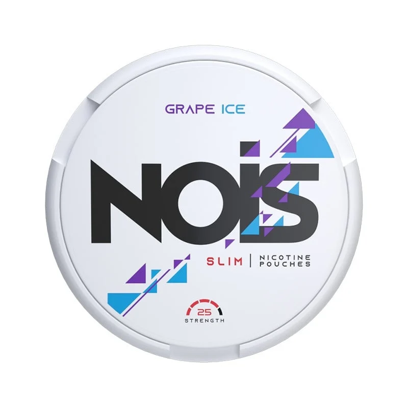 Grape Ice Nicotine Pouches White Edition by Nois