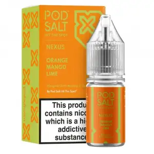 Orange Mango Lime Nic Salt E-Liquid by Pod Salt Nexus 10ml