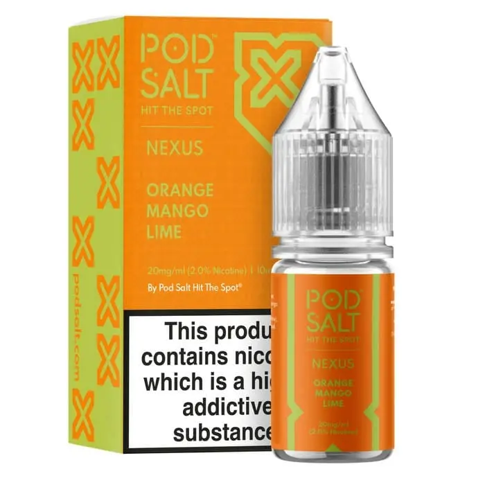  Orange Mango Lime Nic Salt E-Liquid by Blast Pod Salt Nexus 10ml  