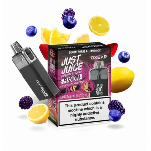 Berry Burst & Lemonade Oxbar RRB Disposable Vape by Just Juice 