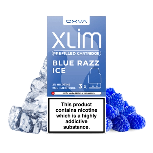  OXVA Xlim Prefilled Pods - Blue Razz Ice 