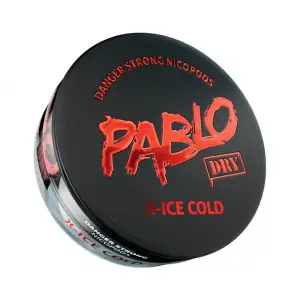 X Ice Cold Pablo Dry Nicotine Pouches 30mg