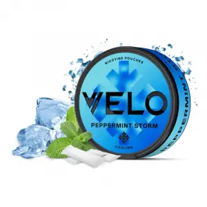 Peppermint Storm Nicotine Pouches by Velo