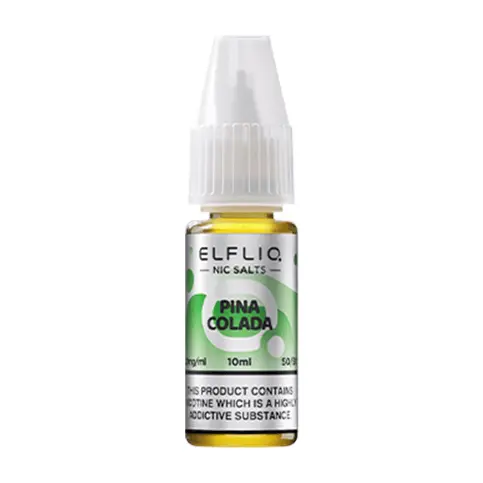  Pina Colada Nic Salt E-Liquid by Elf Bar Elfliq Salts 10ml 