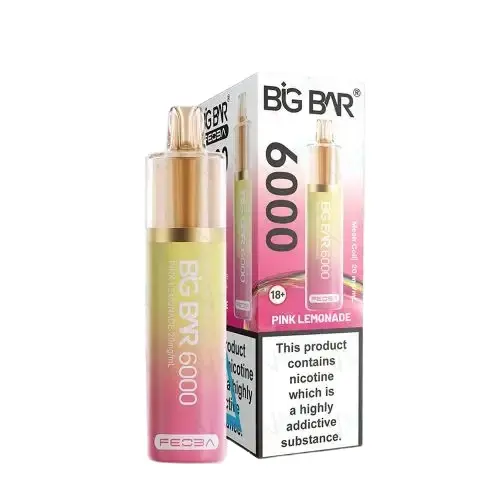 Pink Lemonade Feoba Big Bar 6000 Puffs Disposable Vape 20mg