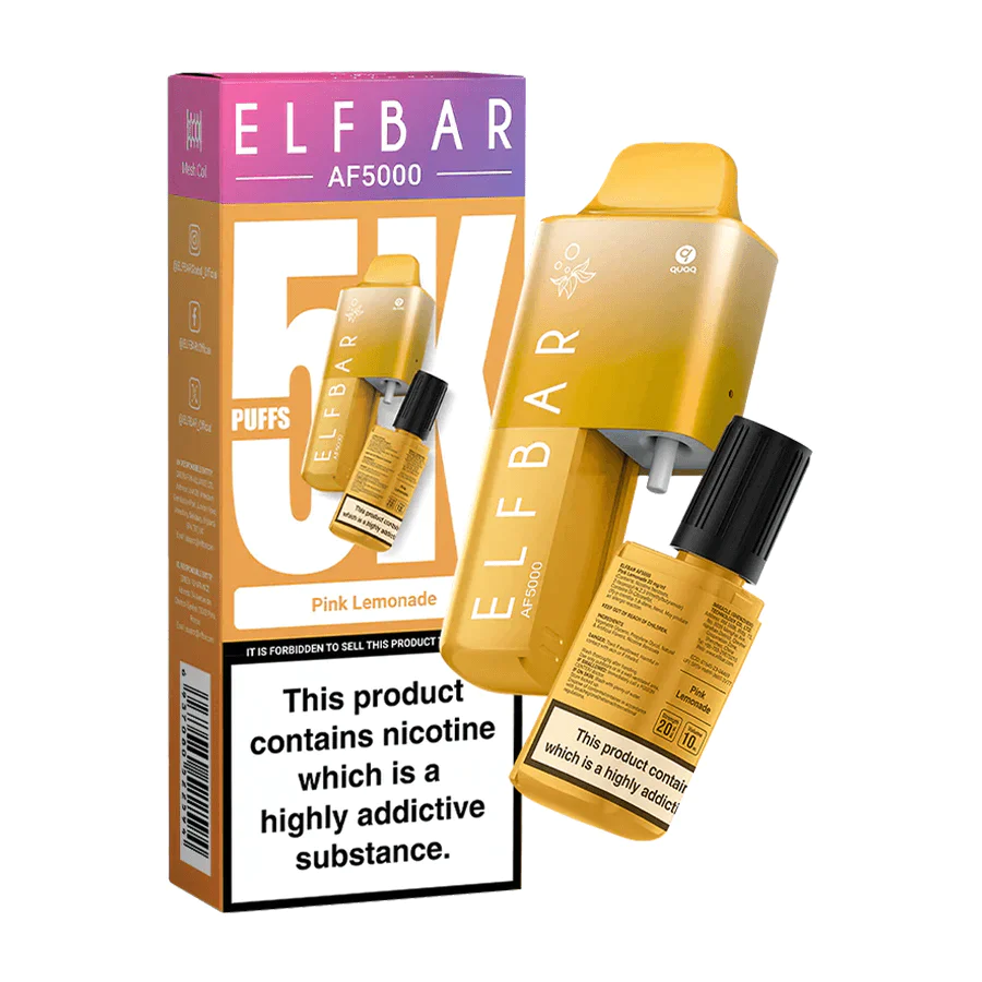 Pink Lemonade by Elf Bar AF5000 Disposable Pod Kit