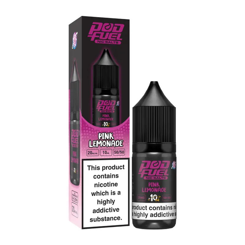 Pink Lemonade Nic Salt E-liquid by Pod Fuel Nic Salt 10ml 