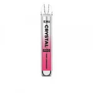 Crystal Bar Pro Disposable Vape by SKY - Pink Lemonade - 20mg  (600 Puff)
