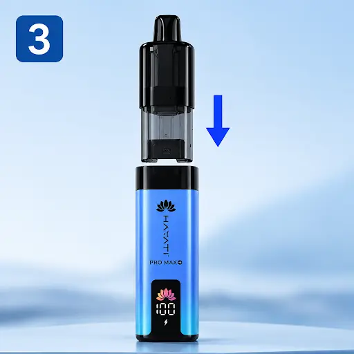 Placing the Pod in the Hayati Pro Max Plus