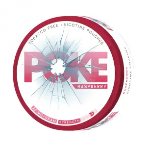 Raspberry Nicotine Pouches by Poke