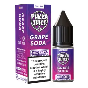 Grape Soda Nic Salt E-liquid by Pukka Juice 10ml