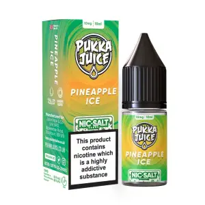 Pineapple Ice Nic Salt E-liquid by Pukka Juice 10ml