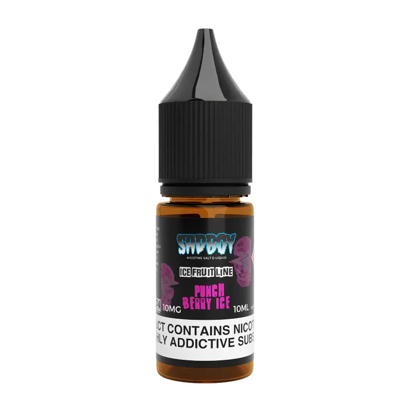 Punch Berry Ice  Nic Salt E-Liquid by Sad Boy 10ml