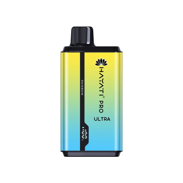  Rainbow by Zero Nicotine Hayati Pro Ultra Max Disposable Vape  