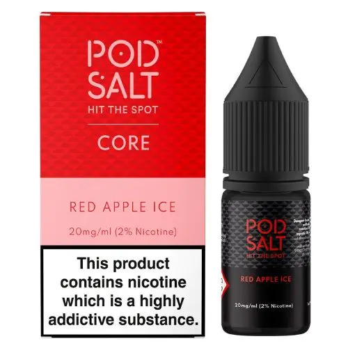  Red Apple Ice Nic Salt E-Liquid by Pod Salt 10ml 