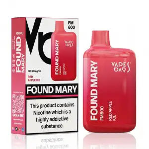 Found Mary FM600 Disposable Vape - 20mg - Red Apple Ice