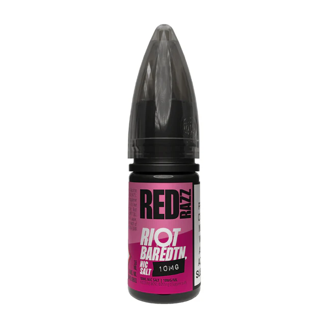  Red Razz Nic Salt E-Liquid by Riot Bar Edition 10ml 