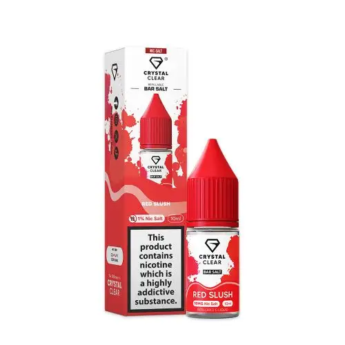 Red Slush Nic Salt E-Liquid by Crystal Clear Bar Salts 10ml