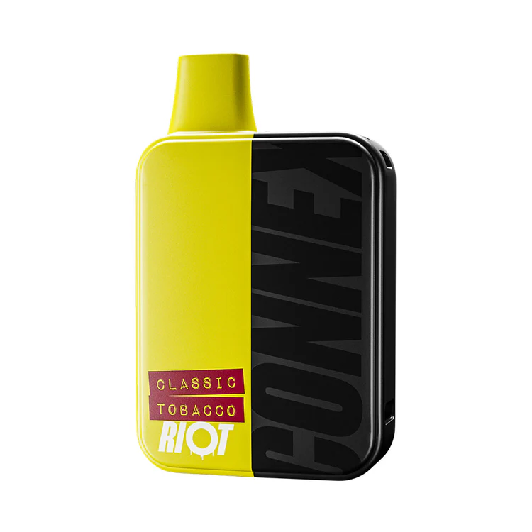 Riot Connex Disposable Vape Pod Kit - Classic Tobacco | Dark Yellow | 20mg