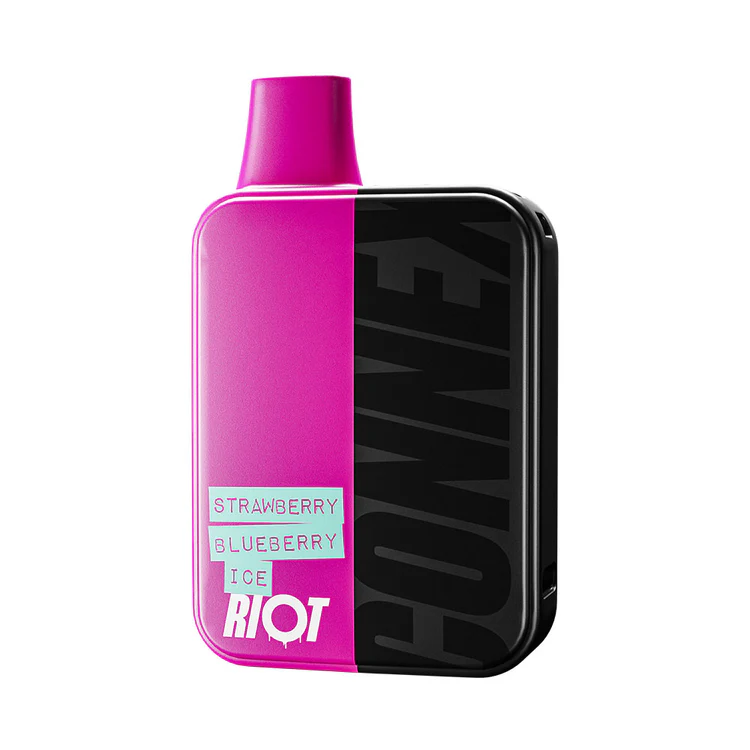  Riot Connex Disposable Vape Pod Kit | Strawberry Blueberry Ice | Pink 