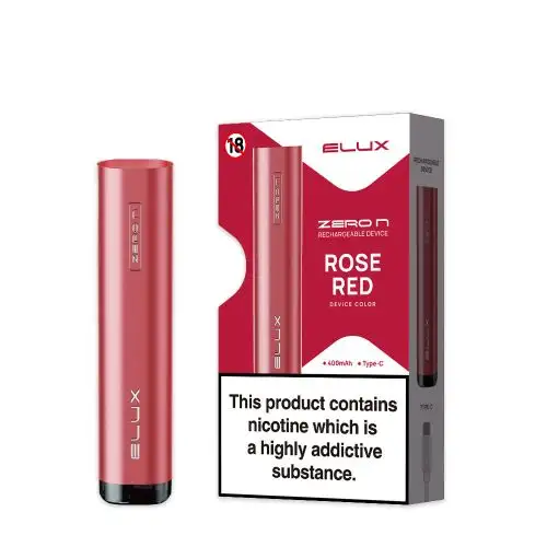 Elux Zero N Prefilled Pod Vape Kit - Rose Red