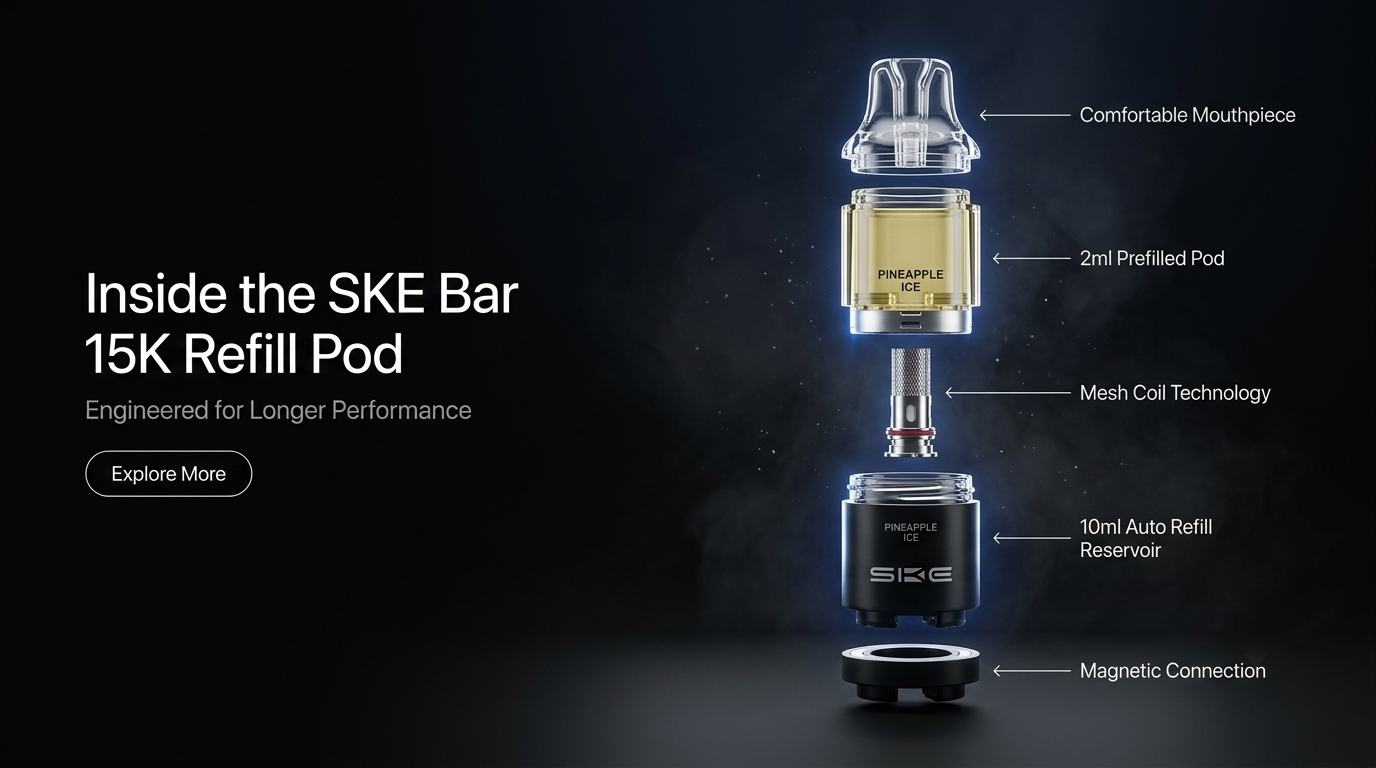 SKE Bar 15K Prefilled Pods