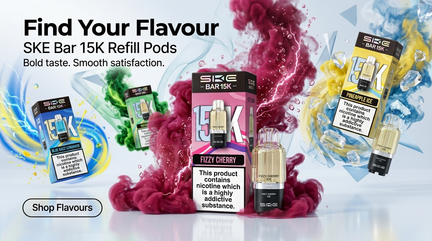 SKE Bar 15K Prefilled Pods Flavours