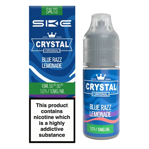  Blue Razz Lemonade Nic Salt E-Liquid by SKE Crystal Original 10ml 