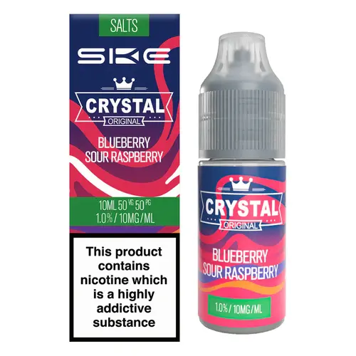  Blueberry Sour Raspberry Nic Salt E-Liquid by SKE Crystal Original 10ml 