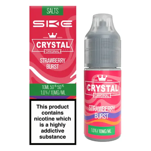  Strawberry Burst Nic Salt E-Liquid by SKE Crystal Original 10ml 