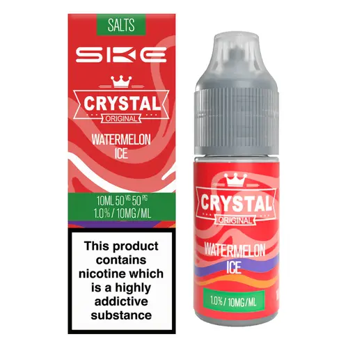  Watermelon Ice Nic Salt E-Liquid by SKE Crystal Original 10ml 