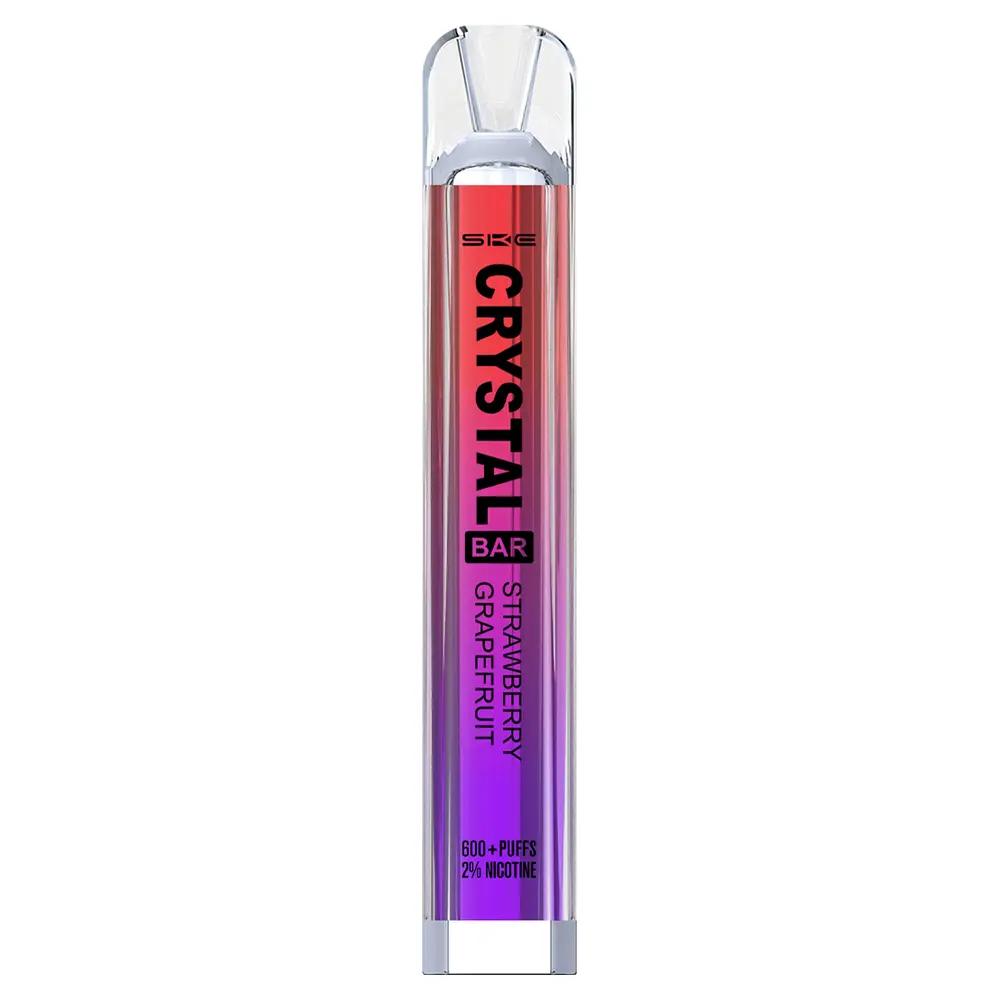  Strawberry Grapefruit Crystal Bar 600 Puff Disposable Vape by SKE 