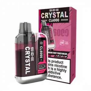 Dragon Fruit Peach Melon SKE Crystal CL6000 Disposable Vape