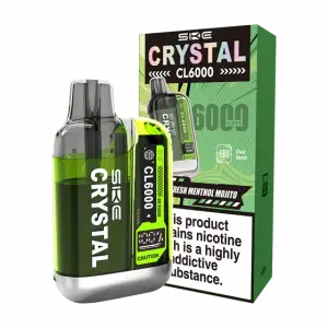 Fresh Menthol Mojito SKE Crystal CL6000 Disposable Vape