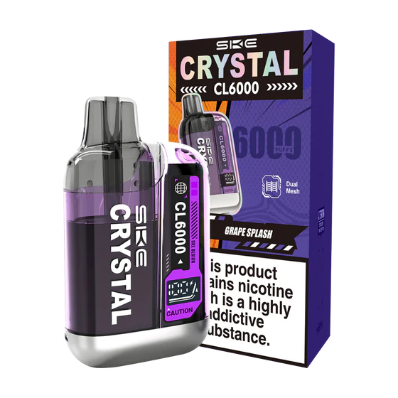 Grape Splash SKE Crystal CL6000 Disposable Vape