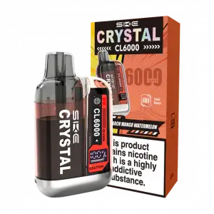 Peach Mango Watermelon SKE Crystal CL6000 Disposable Vape