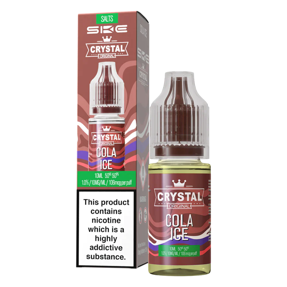 Cola Ice Nic Salt E-Liquid by SKE Crystal Original 10ml