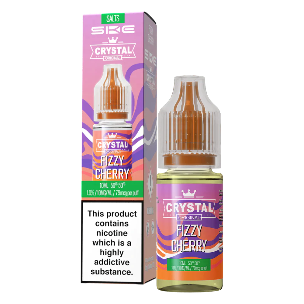 Fizzy Cherry Nic Salt E-Liquid by SKE Crystal Original 10ml