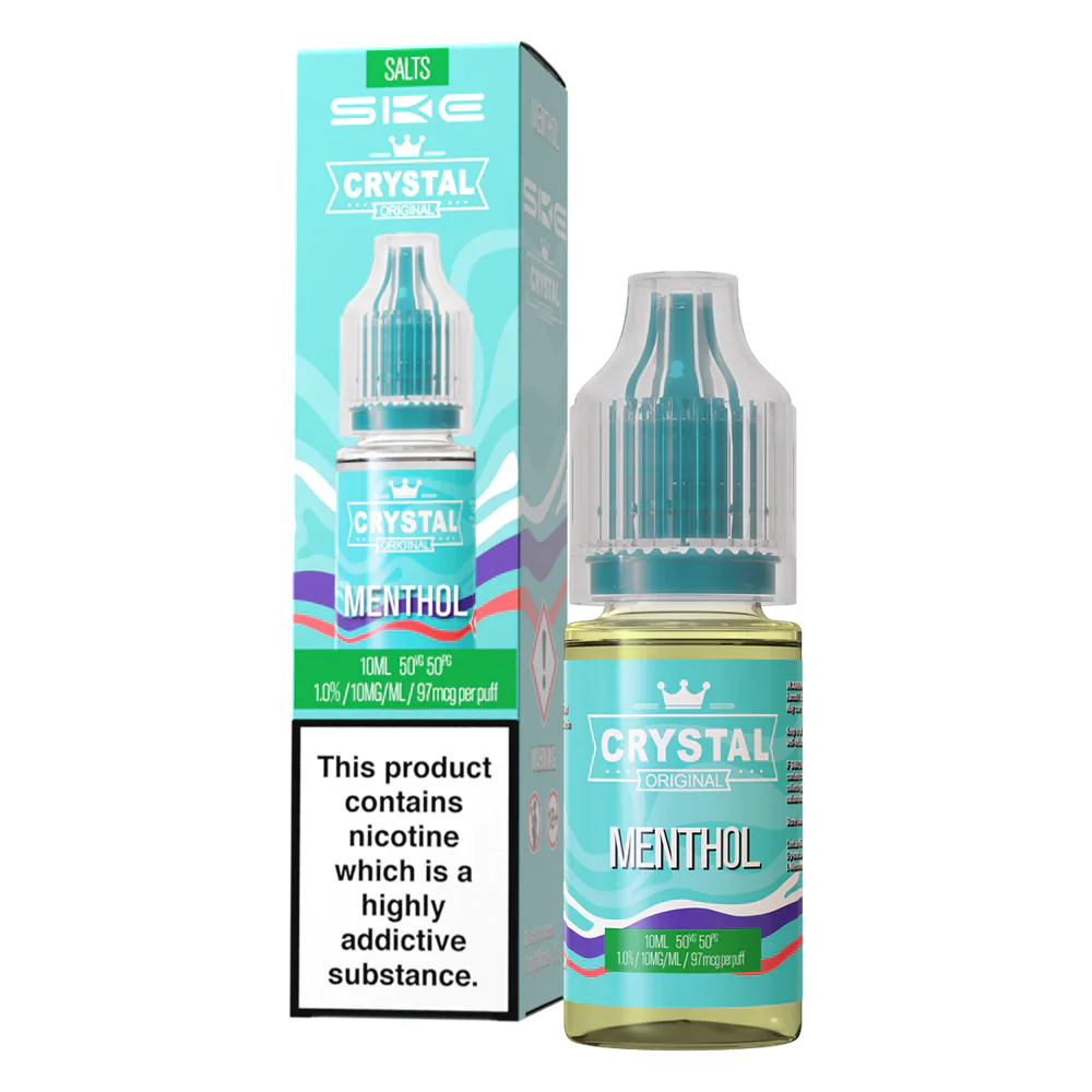 Menthol Nic Salt E-Liquid by SKE Crystal Original 10ml