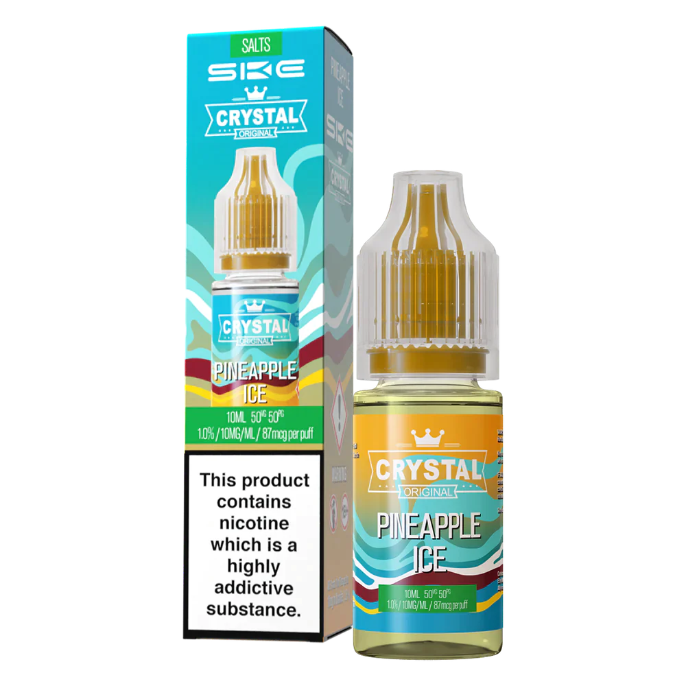 Pineapple Ice Nic Salt E-Liquid by SKE Crystal Original 10ml