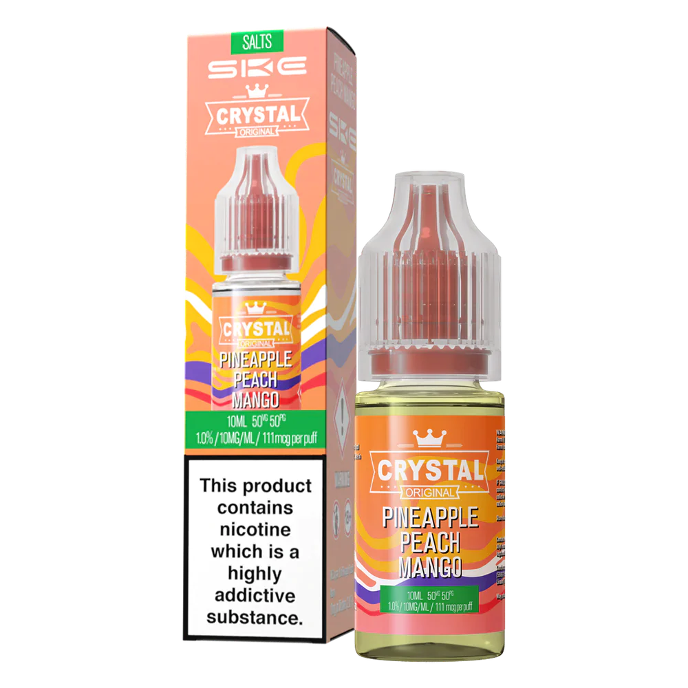 Pineapple Peach Mango Nic Salt E-Liquid by SKE Crystal Original 10ml