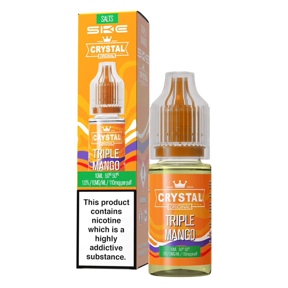 Triple Mango Nic Salt E-Liquid by SKE Crystal Original 10ml