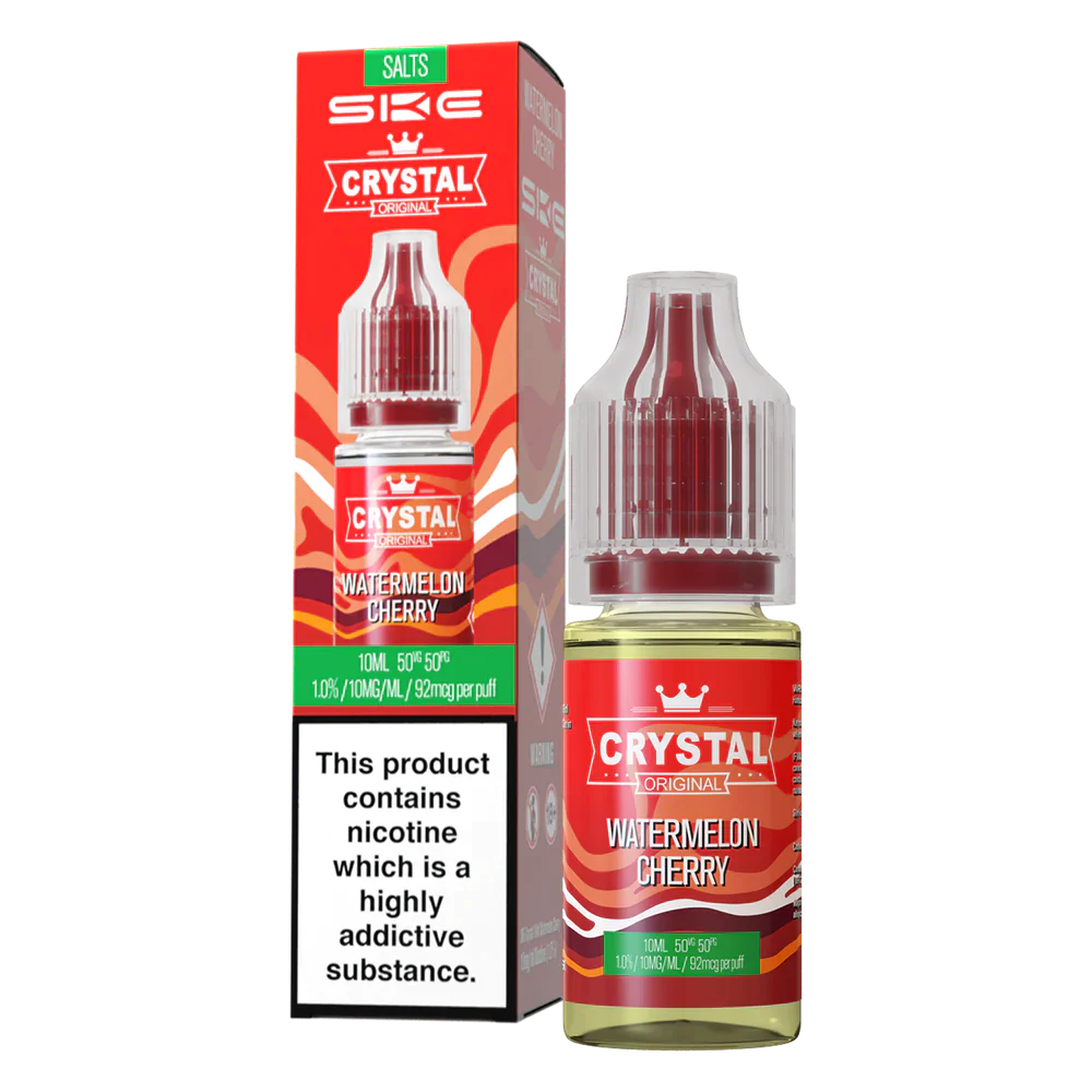 Watermelon Cherry Nic Salt E-Liquid by SKE Crystal Original 10ml