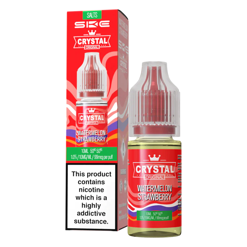 Watermelon Strawberry Nic Salt E-Liquid by SKE Crystal Original 10ml